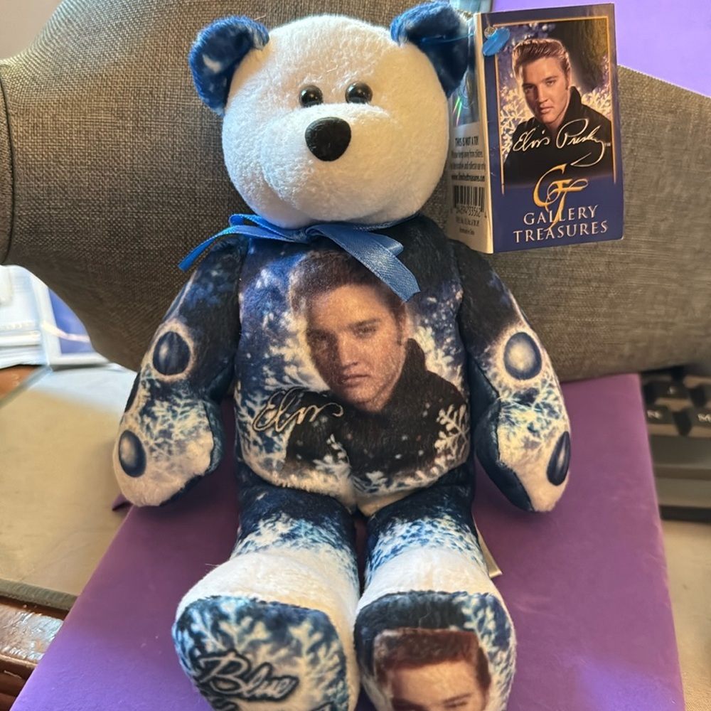 Gallery Treasures Elvis Beanie Bear NWT​